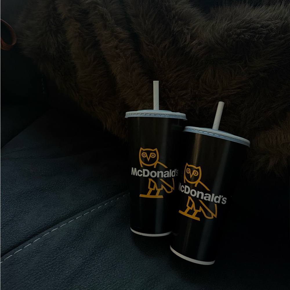OVO Drake McDonald's Black and Yellow OVO Cups